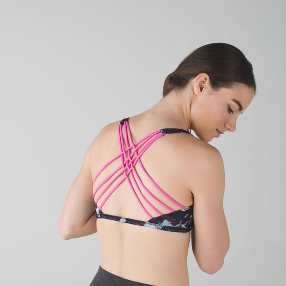 Lululemon Free to be Wild Bra Kara Blossom Pink - Picture 1 of 8